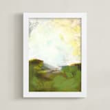 "Sacred Heart Field" - Art Print in Moss by Lorent and Leif - Framed