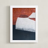 "This Old Dream" - Art Print in Terra Cotta by Jennifer Daily - Framed