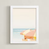 "Sunshine State" - Art Print in Beach by Irene Suchocki - Framed