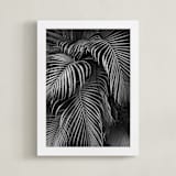 "Silver rain" - Art Print in Ash by Eliane Lamb - Framed