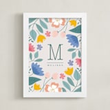 "Forest Flowers" - Personalized Art Print in Forest by Zani van Zyl - Framed