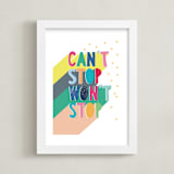 "Can't Stop" - Art Print in Candy by Katy Clemmans - Framed