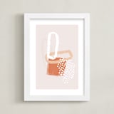 "Amber Gander II" - Art Print in Amber by Alicia Youngken - Framed