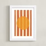 "Day and Night 1" - Art Print in Sun by Inkblot Design - Framed