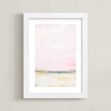 "Bubblegum Dreams 1" - Art Print in Bubblegum Pink by Amy Hall - Framed