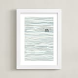 "Seal" - Art Print in white background by Jorey Hurley - Framed