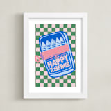 "Piccole Gioie 1" - Art Print in Sea by Jenna Holcomb - Framed