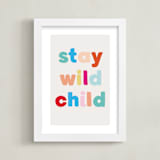 "My type I" - Art Print in Beige by Creo Study - Framed
