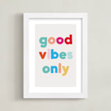 "My type II" - Art Print in Beige by Creo Study - Framed