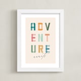 "Adventure Lies Ahead" - Art Print in Paper by Brandy Folse - Framed