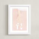 "The Performance" - Art Print in Petal by Robin Ott - Framed