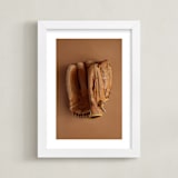 "Ready to Win 1" - Art Print in Brown by Paola Benenati - Framed
