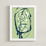 "Viceroy" - Art Print in Green by Misty Hughes - Framed