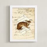 "Make Haste" - Art Print in old paper by raven erebus - Framed