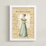 "The Phosphate Star" - Art Print in old paper by raven erebus - Framed