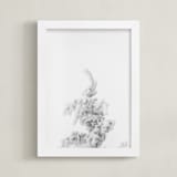 "Frost 2" - Art Print in black & white by Ardell McLennan - Framed