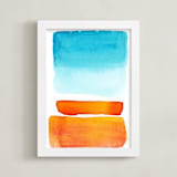 "Where the Sun Meets the City" - Art Print in Where the Sun Meets the City by Alex Isaacs Designs - Framed