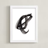 "Mowgli" - Art Print in Black by Misty Hughes - Framed