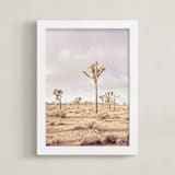 "California Desert" - Art Print in Ole Pink by Tania Medeiros - Framed