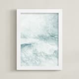 "Edge of the Sea III" - Art Print in Tidewater by Karen Kaul - Framed