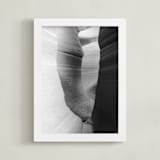 "Canyon 3" - Art Print in ink by Kamala Nahas - Framed