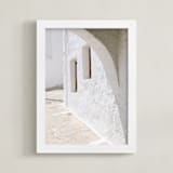 "Hellas VIII" - Art Print in Sand by Lindsay Ferraris Photography - Framed
