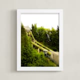 "Hydroelectric" - Art Print in Hydro Green by Jeff Preuss - Framed