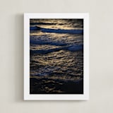 "Seaside  #39" - Art Print in Seaside #39 Gold by Tal Paz-Fridman - Framed