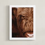 "Belle Fille" - Art Print in Cinnamon Rust by Hollie Renner Photography - Framed
