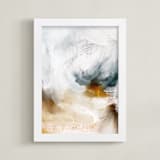 "Sand Storm" - Art Print in Sand by Britt Mills - Framed