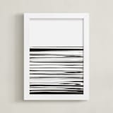 "ripples" - Art Print in black by Leanne Friedberg - Framed