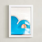 "Yucatan IV" - Art Print in Mayan Blue by Lindsay Ferraris Photography - Framed