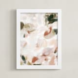 "Subliminal" - Art Print in Rust by Melanie Severin - Framed