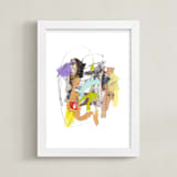 "Juno" - Art Print in Terracotta by Misty Hughes - Framed