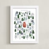 "Never Alone" - Personalized Art Print in Crisp White by Sarah Knight - Framed