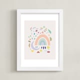 "shapes" - Art Print in play by Lori Wemple - Framed