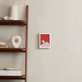 "Flower I" - Art Print in Coral by letterfix - In a Room