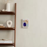 "Its a Good Day" - Art Print in Electric Blue by Shraddha Dharia - In a Room