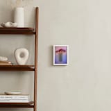"Tulips in vase" - Art Print in Viva Magenta by Aralyn Griesbach - In a Room