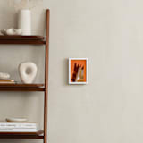 "Moroccan Angles I" - Art Print in Terracotta by Lisa Sundin - In a Room