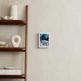 "Rolling Out II" - Art Print in Ultramarine by Carole Crohan - CaroleeXpressions - In a Room
