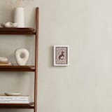 "Lamb Linocut" - Art Print in Rust by Ash Weaver - In a Room