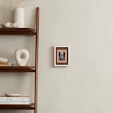 "Gingham: Portrait" - Framed Photo in Brick by Kelly Watkins - In a Room