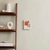 "Red Circle Composition" - Art Print in Rusted Garnet by KATE QUALE - In a Room