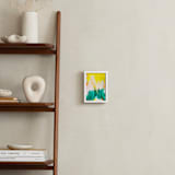 "Pina" - Art Print in Sunshine Yellow by Parima Studio - In a Room