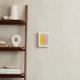 "Golden Now" - Art Print in yellow melon peach by Nell Waters Bernegger - In a Room
