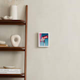 "Desert Signs" - Art Print in Bold Sign Red by Kate Baird - In a Room