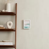 "Wave Shapes" - Art Print in White by Caroline Mint - In a Room