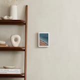 "Positano Beach Aerial" - Art Print in Aqua by braden.studio - In a Room
