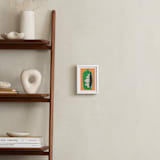 "Two Liter Ship" - Art Print in sweet orange by Elliot Stokes - In a Room